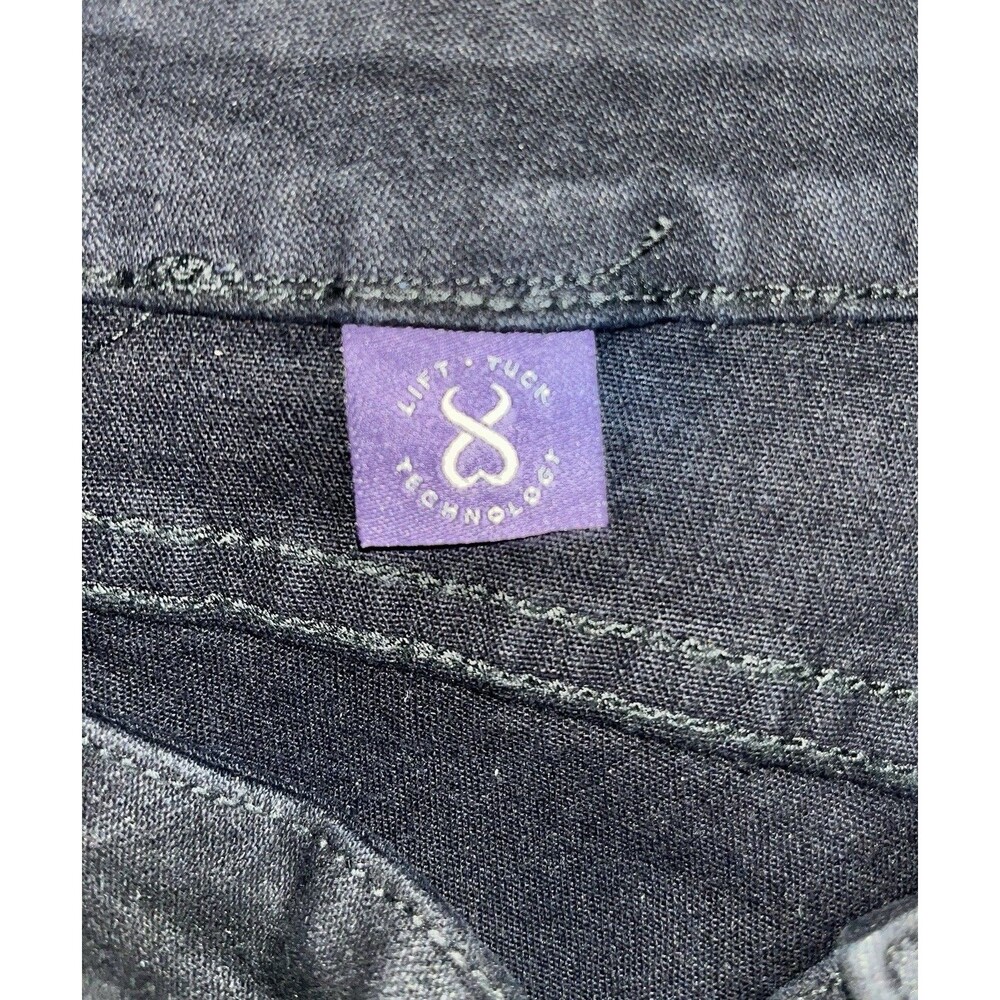 NWT NYDJ Size 12 Antonia Coated Ladies Leggings M40B57CC3400 Color: Black - Picture 3 of 10